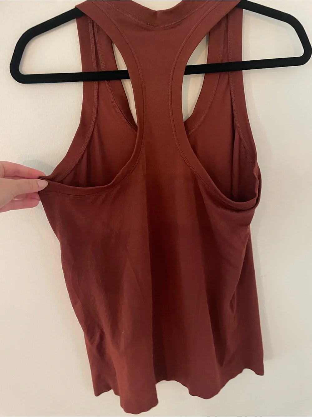 Athleta Racerback Tank Top - Rust Brown